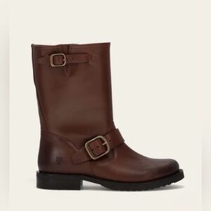 Frye Veronica Flex Short Boots, Walnut Brown, NWOB, Women’s Size 9